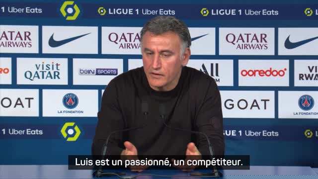 24e j. - Galtier : "Luis Campos est un passionné, un compétiteur"