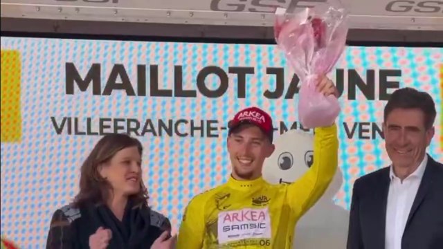 Tour des Alpes Maritimes et du Var 2023 - Kévin Vauquelin, 21 ans, son 1er classement général : Je ne m'en rends pas compte. De réussir à faire ça après une journée sous pression...