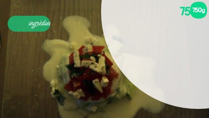 Tartare de concombre au chèvre frais