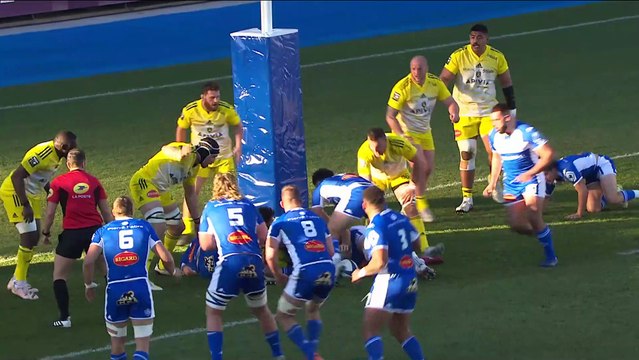TOP 14 - Essai de Julien DUMORA (CO) - Castres Olympique - Stade Rochelais - Saison 2022:2023