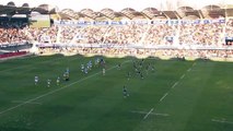 TOP 14 - Essai de Sadek DEGHMACHE (USAP) - USA Perpignan - Section Paloise - Saison 2022:2023