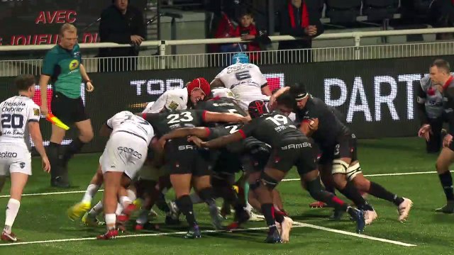 TOP 14 - Essai de Julien TISSERON (MHR) - LOU Rugby - Montpellier Hérault Rugby - Saison 2022:2023