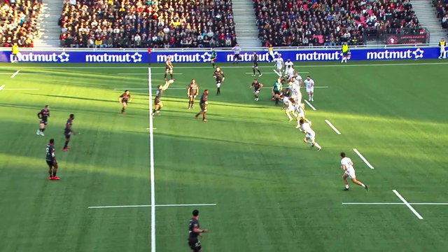 TOP 14 - Essai de Baptiste COUILLOUD (LOU) - LOU Rugby - Montpellier Hérault Rugby - Saison 2022:2023