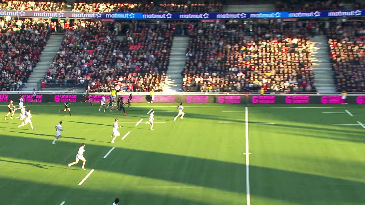 TOP 14 - Essai de Josiah MARAKU (LOU) - LOU Rugby - Montpellier Hérault Rugby - Saison 2022:2023