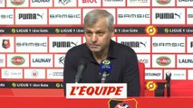 « On a su gérer notre match » - Foot - L1 - Rennes - Genesio