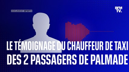 "Tout le trajet, ils ne se parlaient pas": le chauffeur de taxi des deux passagers de Pierre Palmade s'exprime sur BFMTV
