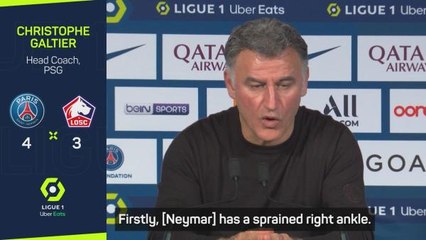 Neymar's injury was 'not bad luck' - Galtier