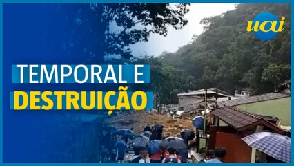 Chuva interdita rodovias e põe litoral de SP em alerta