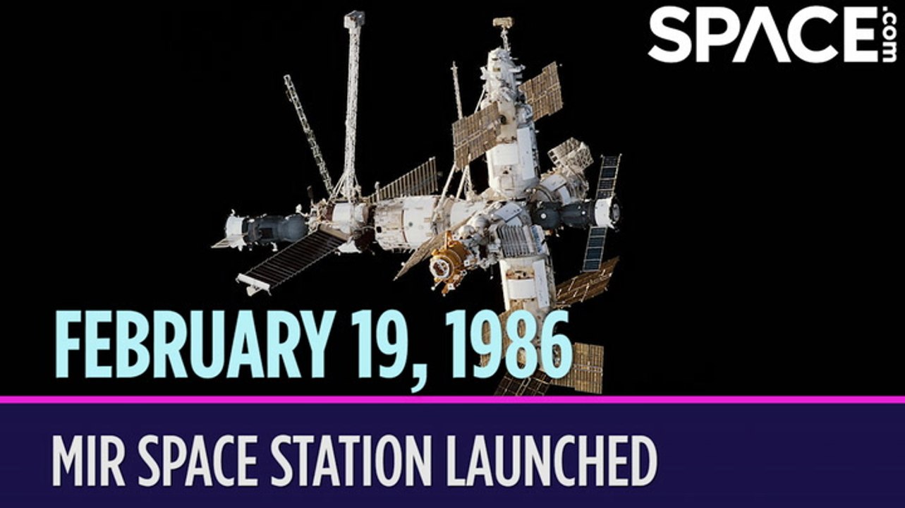 OTD in Space – February 19: Mir Space Station Launched
