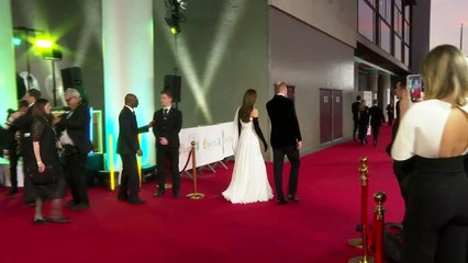 Glamorous Kate and William arrive for Bafta film awards