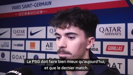 24e j. - Vitinha : “Le PSG doit faire bien mieux qu’aujourd’hui”