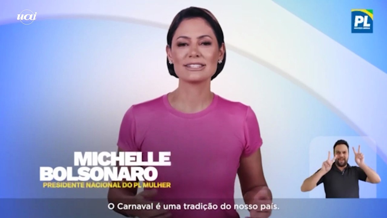 Michelle Bolsonaro divulga vídeo contra assédio no Carnaval