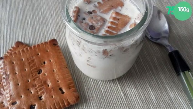 Yaourts maison aux biscuits