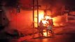 video- आधी रात को अग्नि हादसे में पांच दुकान, कई वाहन जलकर खाक