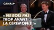 Le tuto BAFTAs d'Emma Thompson pour Austin Butler - BAFTAs 2023 - Canal+