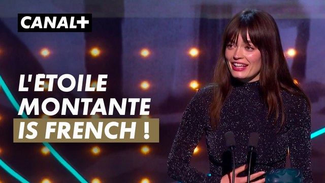 L'émotion d'Emma Mackey pour son BAFTA du meilleur espoir - BAFTAs 2023 - CANAL+