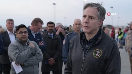ABD Dışişleri Bakanı Blinken, deprem bölgesinde incelemelerde bulundu: 100 milyon dolarlık yardım daha yapacağız