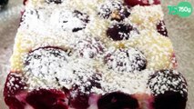 Clafoutis aux cerises et mascarpone