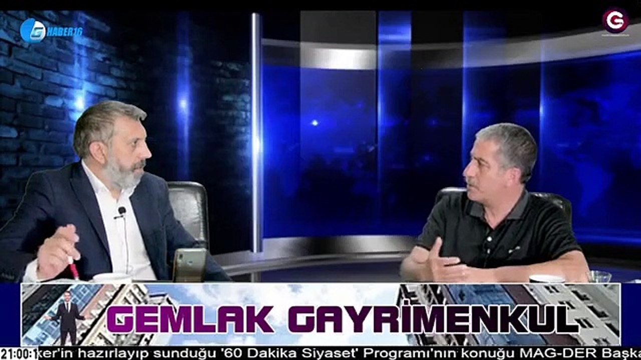 Tarık Şeker  ile 60 Dakika siyaset MAGDER İl Başkanı Yusuf Yumru_
