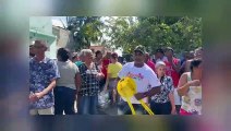 MORADORES DE VILLA BLANCA, SABANA PERDIDA, SE QUEJAN POR DELINCUENCIA, FALTA DE LUZ Y AGUA