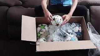 UNBOXING ADIDAS SOCCER BALLS UCL VOID (TIMELAPSE)