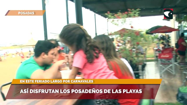 Así disfrutan los posadeños de las playas
