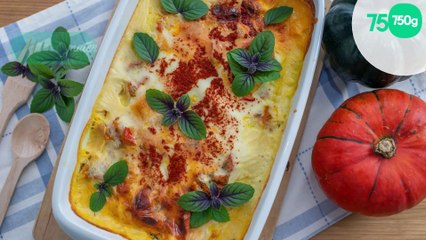 Lasagnes à la courge et à la mozzarella