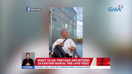 Buboy Villar, pinatawa ang netizens sa kanyang manual time lapse video | UB