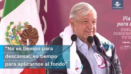 AMLO advierte a oposición: "Aunque se estén haciendo ilusiones" Morena se mantendrá en 2024