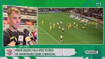 Autor de dois gols do Corinthians, Róger Guedes fala sobre vitória contra o Mirassol