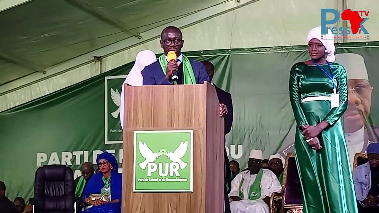 Grand Meeting pour les 25 ans de PUR: Discours de cheikh tidiane YOUM