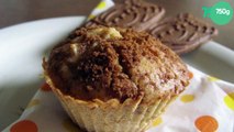 Muffins poires-spéculoos