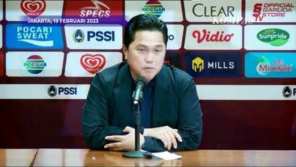 Berantas Mafia Bola, Erick Thohir: Hukuman Seumur Hidup Siapa Pun yang Terlibat