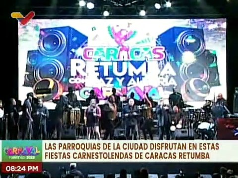 Habitantes de la pqa. El Valle disfrutan de artistas nacionales en el concierto Caracas Retumba
