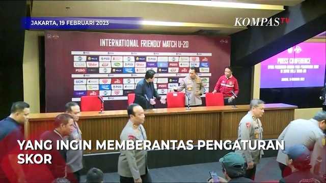 Dukung PSSI Berantas Pengaturan Skor, Kapolri: Kami Siapkan Satgas Antimafia Bola
