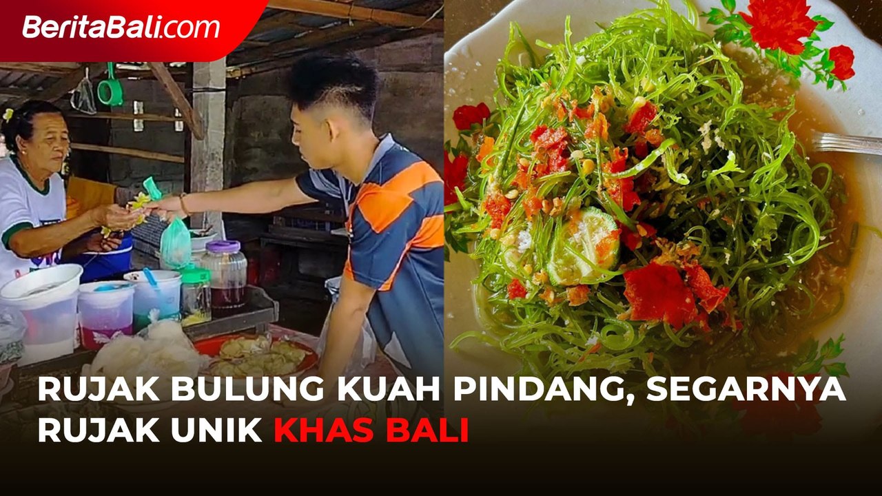 Rujak Bulung Kuah Pindang, Segarnya Rujak Unik Khas Bali