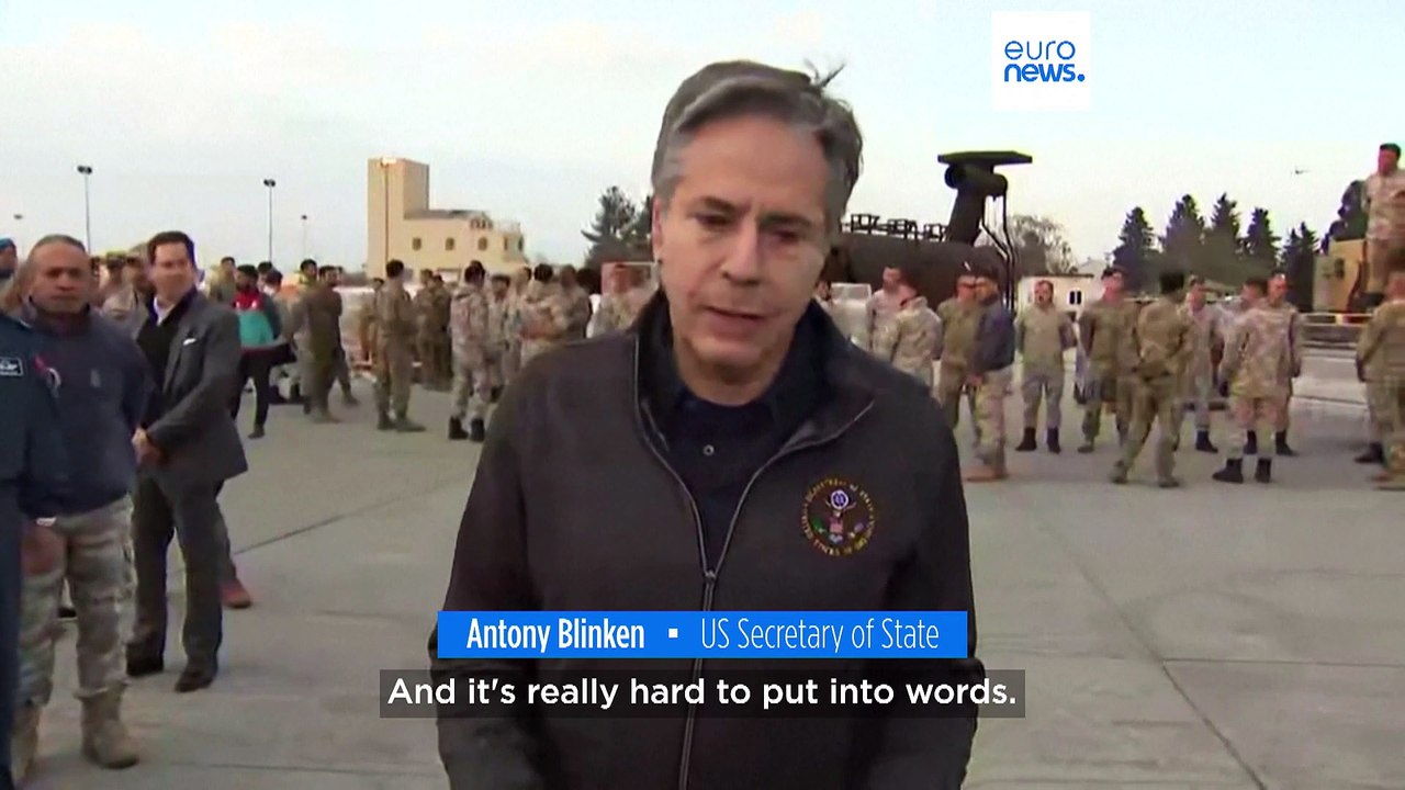 US Secretary of State Antony Blinken pledges $100 million to help earthquake-hit Turkey