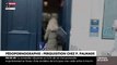 Pierre Palmade - La vidéo des enquêteurs sortant hier soir du domicile parisien de l'humoriste après une perquisition à la recherche d'images pédopornographiques