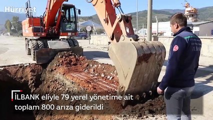 İLBANK eliyle 79 yerel yönetime ait toplam 800 arıza giderildi