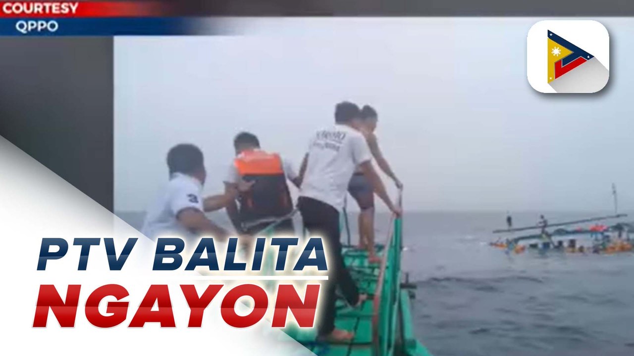 Cargo boat, lumubog sa baybayin ng Quezon Province; 6 na indibidwal, nailigtas