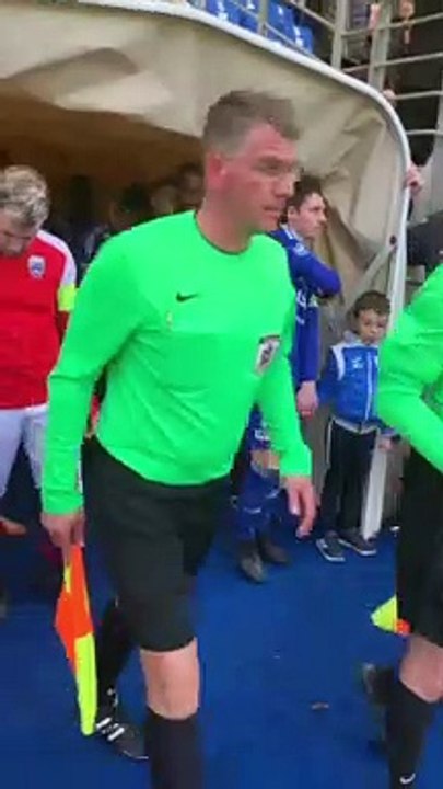 Entrée des joueurs (FC Dieppe / US Avranches - N3 - Samedi 18 Février 2023)