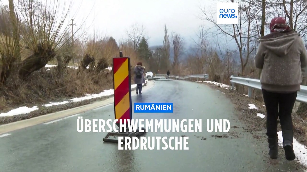 Rumänien: Erdrutsche und Überflutungen im Norden des Landes