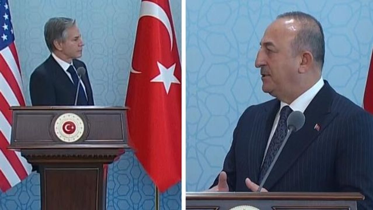 Kamera önünde tansiyon yükseldi! Çavuşoğlu, PKK'ya verilen desteği savunan ABD'li mevkidaşına anında cevap verdi
