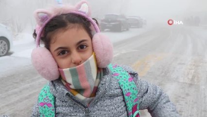 Erzincan'da sis, kar ve soğuk hava etkili oluyor