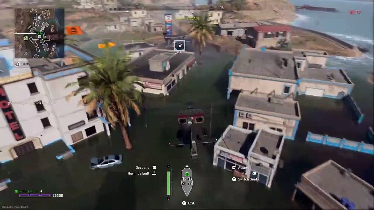 Running into the gas and jumping into the water for a Warzone 2 Win