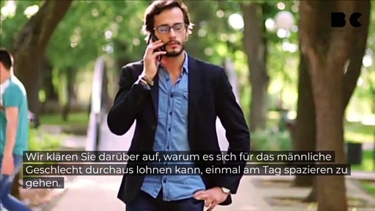 Warum es sich für Männer lohnt, spazieren zu gehen