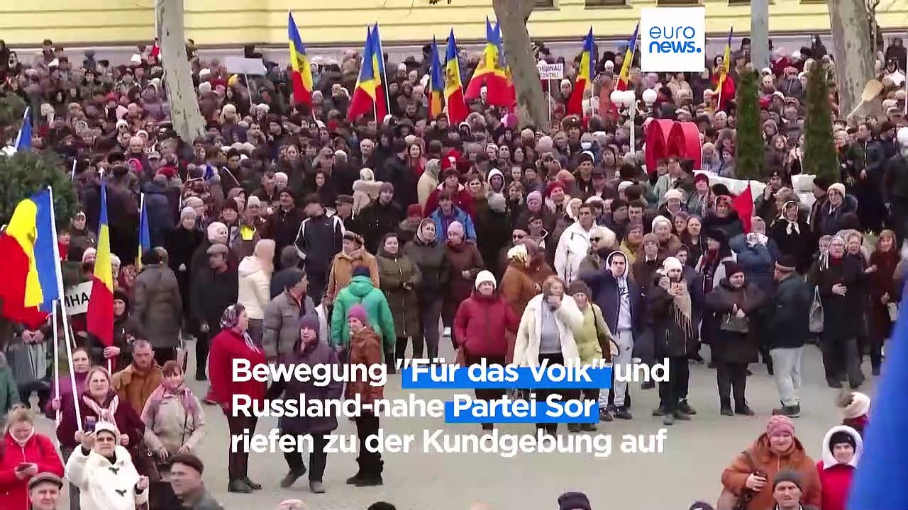 Welche Rolle spielt Russland bei dem Demonstrationen in der Republik Moldau?