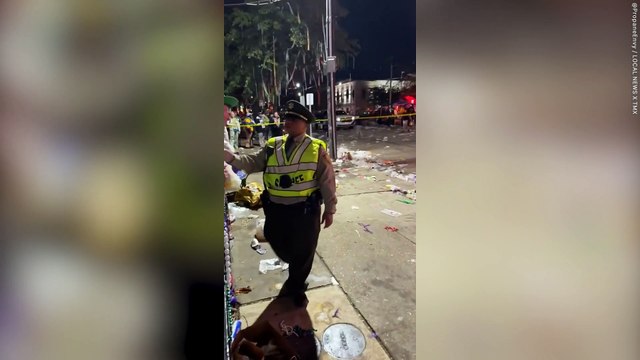 Five people shot at parade in New Orleans as city prepares for Mardi Gras festival