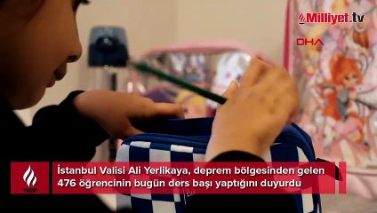 Vali Yerlikaya açıkladı: Deprem bölgesinden gelen 476 öğrenci ders başı yaptı