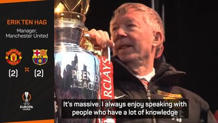 'Ferguson wants to help' - Ten Hag on 'massive' support